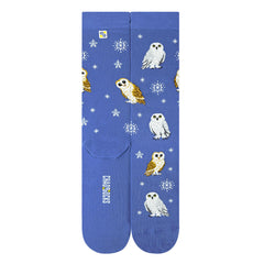 Chaossocks Snowflakes and Owls(Purple)