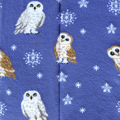 Chaossocks Snowflakes and Owls(Purple)