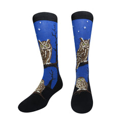 Chaossocks Moon and Owl