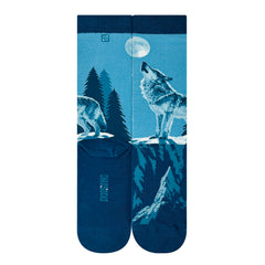 Chaossocks Moon and Wolf(Blue)