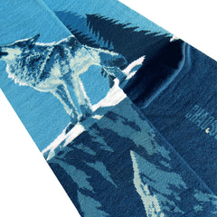 Chaossocks Moon and Wolf(Blue)