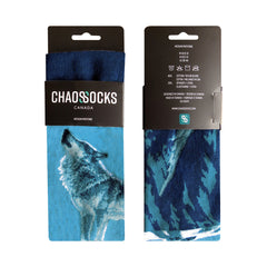 Chaossocks Moon and Wolf(Blue)
