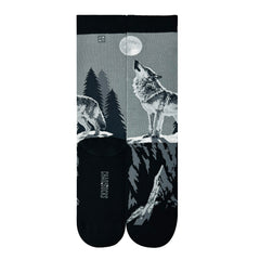 Chaossocks Moon and Wolf(Grey)