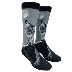 Chaossocks Moon and Wolf(Grey)
