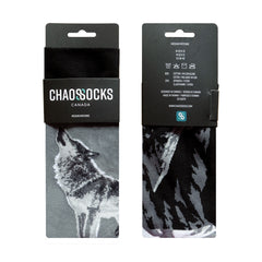 Chaossocks Moon and Wolf(Grey)