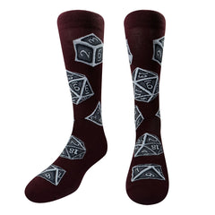 Chaossocks Dice(Maroon)