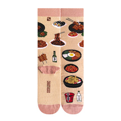 Chaossocks Korean Food(Pink)