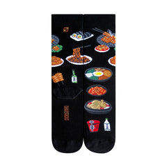 Chaossocks Korean Food(Black)