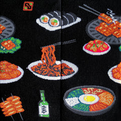 Chaossocks Korean Food(Black)