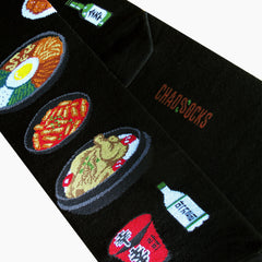 Chaossocks Korean Food(Black)
