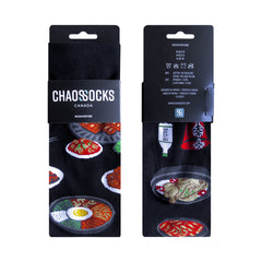 Chaossocks Korean Food(Black)