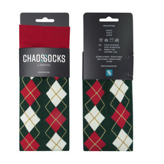Chaossocks  Chrstmas rhombus