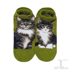 Cat Ankles - Maine Coon Green
