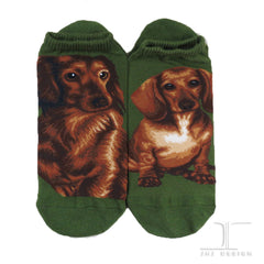 Dogs Ankles - Dachshund Green