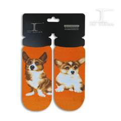 Dogs Ankles - Welsh Corgi One Size Yellow