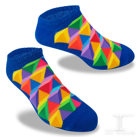 Rainbow Ankles Geometric Spectrum Pyramid