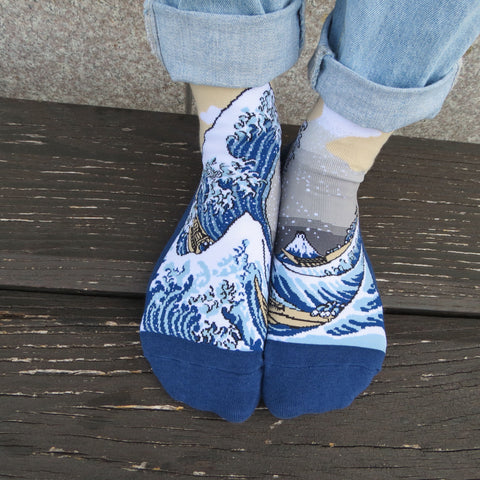Chaossocks - Japanese Masterpiece -  Great waves off Kanagawa