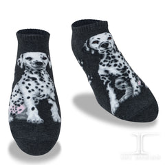Dogs Ankles - Dalmation Men Size Gray