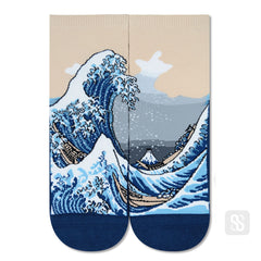 Chaossocks - Japanese Masterpiece -  Great waves off Kanagawa