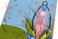 Masterpiece -The Garden of Earthly Delights(Detail:top left blue tower)